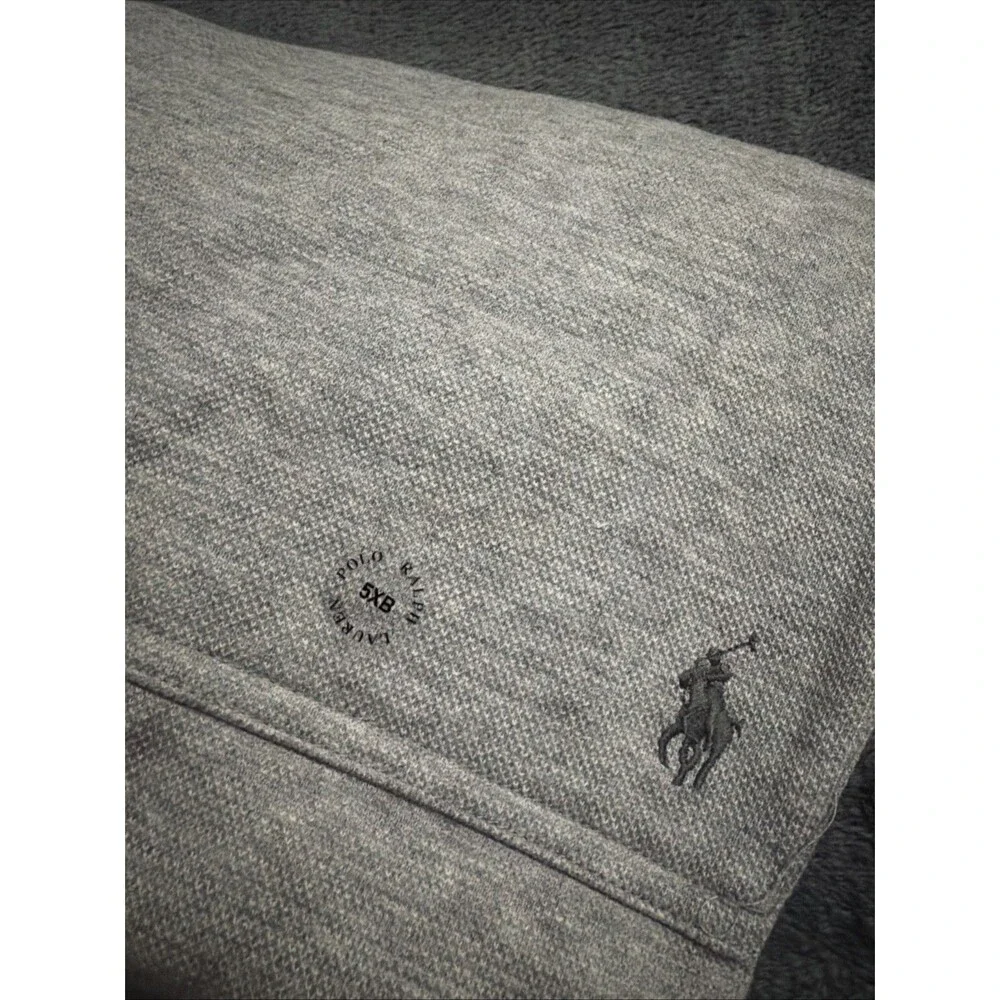 5XB Polo Ralph Lauren Double Knit Tech Fleece Gray Jogger Sweat Pants Men's